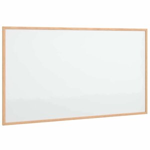 vidaXL Tableau blanc magnétique avec cadre en bois de pin massif 100 x 55 cm