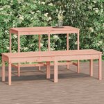 vidaXL Banc de jardin à 2 places 159 5x44x45 cm bois massif de douglas