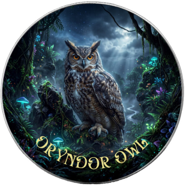 Monnaie ORYNDOR OWL Forest Totems V 1 Oz Argent 1$ USA 2026 (PRÉCOMMANDE)