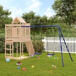 vidaXL Aire de jeux d'extérieur bois de pin massif