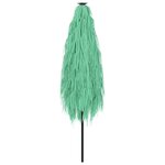 vidaXL Parasol de jardin avec mât en acier vert 248x248x248 cm
