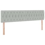 vidaXL Lit de Rangement avec matelas Gris clair 100 x 200 cm