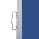 vidaXL Auvent latéral rétractable Bleu 140 x 600 cm