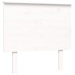 vidaXL Cadre de lit sans matelas blanc bois de pin massif