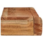 vidaXL Étagères murales 2 Pièces 100x17x8 cm bois massif d'acacia