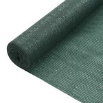 vidaXL Filet brise-vue Vert 1 5x25 m PEHD 75 g/m²