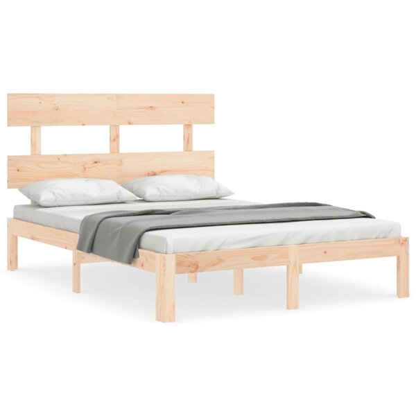 vidaXL Cadre de lit sans matelas bois de pin massif