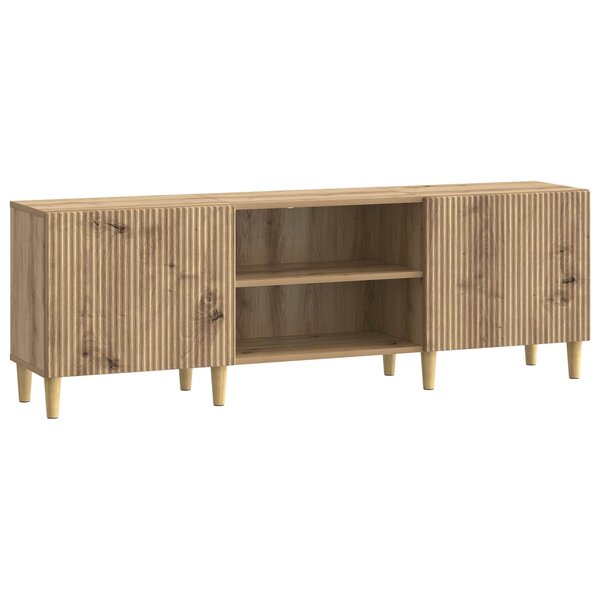vidaXL Meuble TV Chêne artisanal 150 x 31 x 50 cm Bois d'ingénierie