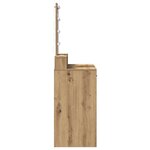 vidaXL Table de Toilette Marron 100 x 41 x 140 cm Bois d'ingénierie