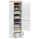 vidaXL Armoires Blanc 55 x 38 x 170 cm Pin massif
