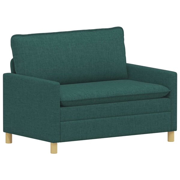vidaXL Canapé Vert foncé 126 x 81 x 87 5 cm Tissu
