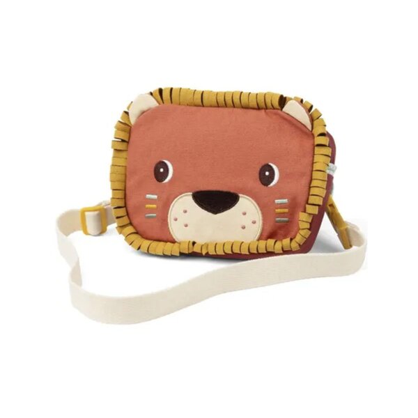 le lion Jack - pochette avec sangle