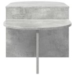vidaXL Table basse Gris béton 100 x 50 x 40 cm Bois d'ingénierie