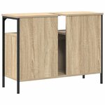 vidaXL Meuble de Lavabo de Salle de Bain Marron 80 x 30 x 60 cm