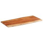 vidaXL Dessus de table 140x60x3 8cm rectangulaire bois massif d'acacia