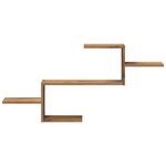 vidaXL Étagère murale chêne artisanal 104x15x49 cm bois d'ingénierie