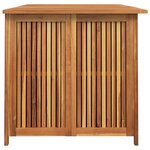 vidaXL Boîte de rangement de jardin 150x80x75 cm bois massif d'acacia