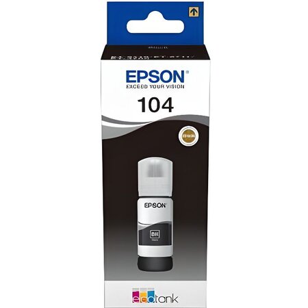 Epson kit de remplissage d'encre epson ecotank 104 - noir - jet d'encre - 4500 pages - 1 unit(s)