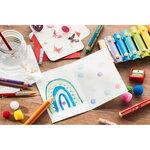 Crayon WOODY 3 en 1 Extra large violet foncé STABILO