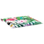 vidaXL Coussins de chaise de jardin lot de 2 multicolore 50x50x4 cm