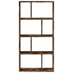 vidaXL Bibliothèque chêne fumé 60x20x120 cm bois d'ingénierie