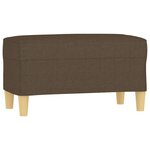 Banc banquette marron 70 x 35 x 41 cm tissu 02_0010452