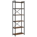 vidaXL Étagère Chêne fumé 40 x 30 x 85 cm Bois d'ingénierie