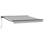 vidaXL Cadre d'auvent Gris clair 300 x 250 cm