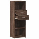 vidaXL Buffet haut chêne marron 40x42 5x124 cm bois d'ingénierie