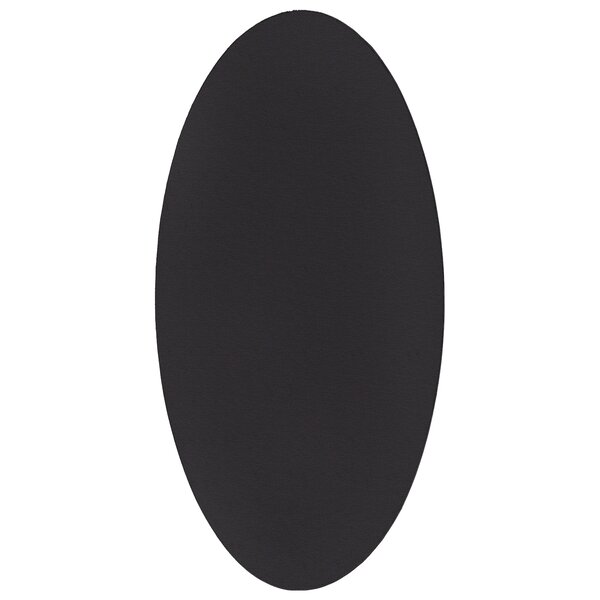 vidaXL Tapis "HUARTE" Noir 80x150 cm Ovale