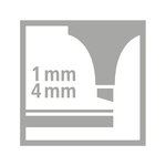 Surligneur Swing cool Pastel Edition Pointe 1-4 mm Rouge corail STABILO