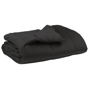 vidaXL Duvet complet toute l'année 155 x 200 cm 4 saisons Anthracite