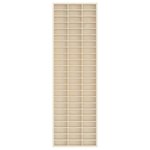 vidaXL Étui d'affichage Marron 30 x 4 5 x 96 cm Bois d'ingénierie