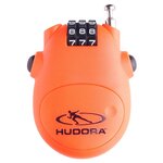 Hudora 14492-2 - Cadenas à câble et combinaison numérique - Set de deux