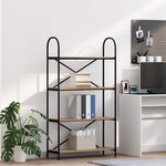 vidaXL Étagère chêne artisanal 80 x 30 x 146 cm Bois d'ingénierie