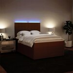 vidaXL Sommier à lattes de lit avec matelas Rose 160x200 cm Velours
