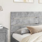 vidaXL Tête de lit Gris béton 200 cm Bois d'ingénierie
