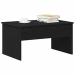 vidaXL Table basse Chêne noir 80 x 50 5 x 41 5 cm Bois d'ingénierie