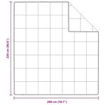 vidaXL Couettes & Duvets Blanc 200 x 220 cm Bas