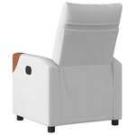 vidaXL Fauteuil inclinable gris nuage tissu