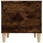 vidaXL Table basse Chêne fumé 60x44 5x45 cm Bois d'ingénierie