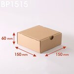Lot de 10 Boîtes postales brunes 150x150x60 mm