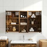 vidaXL Ensemble de Meubles de Salle de Bain 3 Pièces 80 x 10 5 x 50 cm