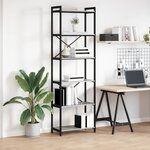vidaXL Bibliothèque Sonoma gris 60 x 30 x 188 cm Bois d'ingénierie