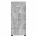 vidaXL Cabinet de salle de bain TULUM Sonoma gris 37 x 31.5 x 82 cm