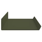 vidaXL Étagère flottante 2 pc Vert olive 60 x 8 5 x 2 5 cm Acier