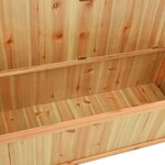 vidaXL Banc 107x45x75 5 cm Bois de sapin solide