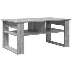 vidaXL Table basse Gris Sonoma 96 x 54 x 44 cm Bois d'ingénierie