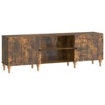vidaXL Meuble TV 150 x 31 x 50 cm Chêne fumé Bois d'ingénierie