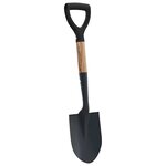 vidaXL Pelle Noir 68 5 cm Acier Émaillé et Bois Massif